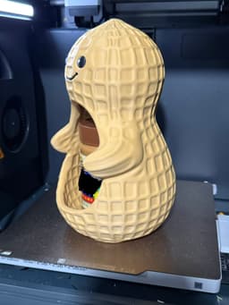 Cute peanut butter holder buddy 3d model