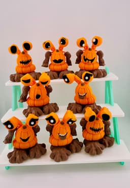 My Dream Monster - 6 Pumpkins 3d model