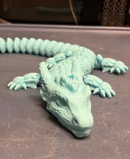 Chip-Wood Dragon snap flex (loose) 3d model