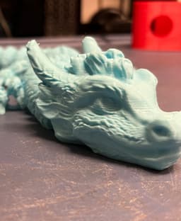 Chip-Wood Dragon snap flex (loose) 3d model