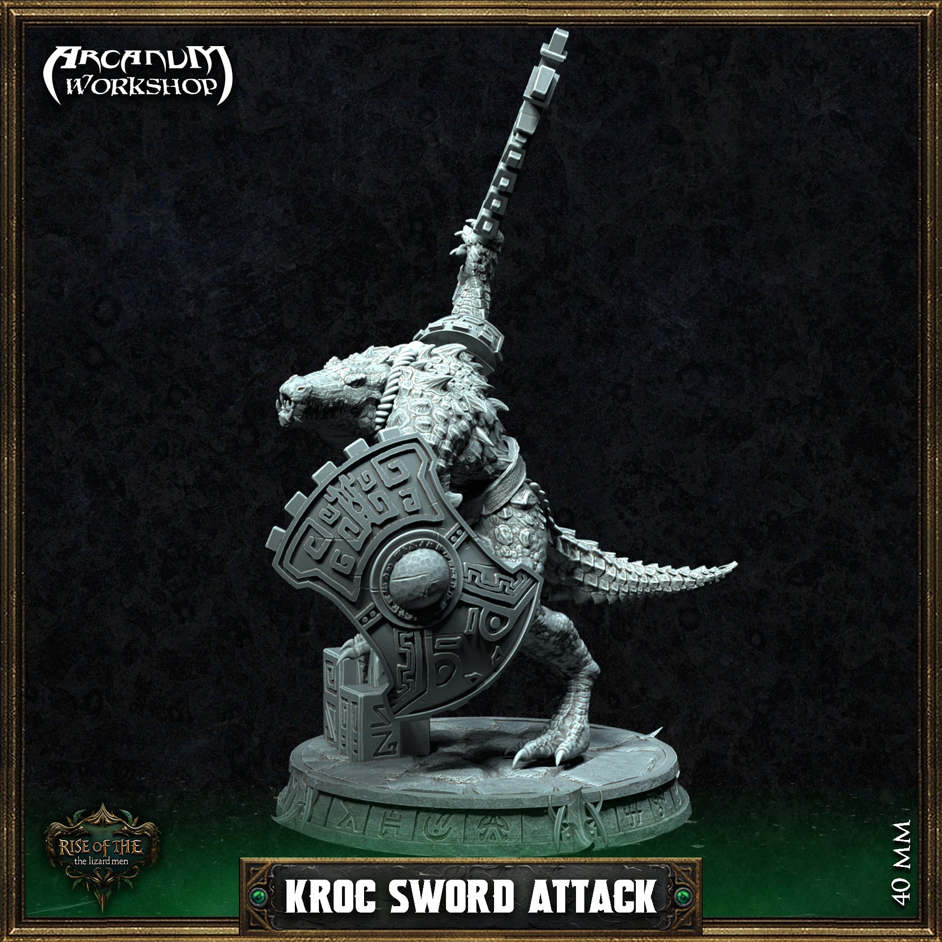 Kroc Sword Attack 40mm 3d model