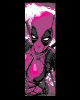 Lady Deadpool will go to all lengths to get the perfect selfie - Fanart Set of bookmarks 3d model
