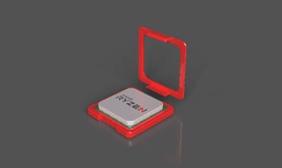 AM4 CPU Clam Shell (ESD Safe Filament) 3d model