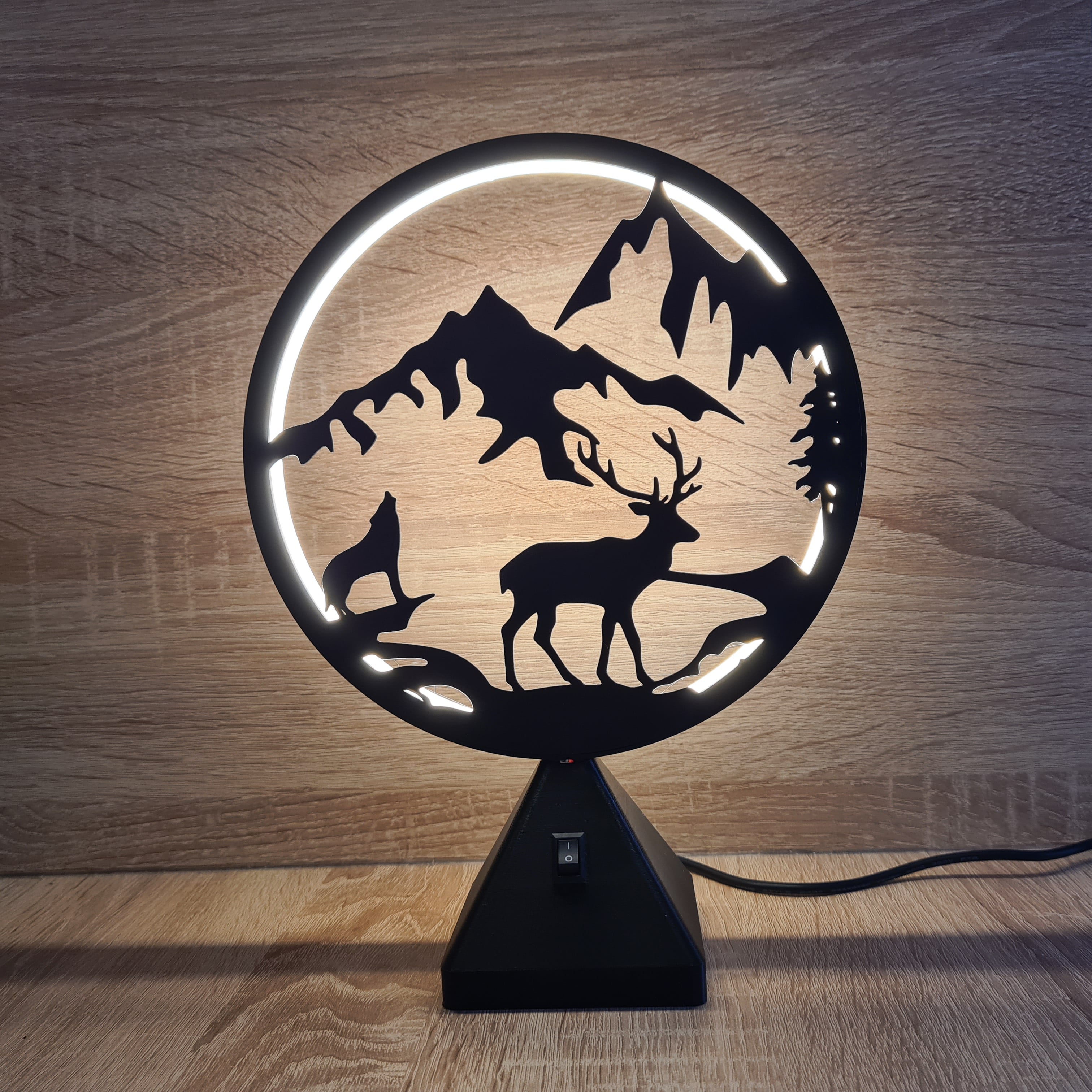 LED Ring Lamp 3d model