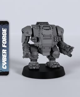 RDT Vengeance Dreadnought - With Free Cyberpunk - Sci-Fi Gift Ideas for RPG and Wargam 3d model