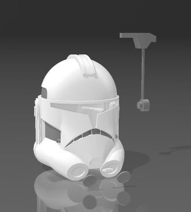 Captain Rex inspired Helmet 3d model
