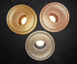 Lucidglow lamp - Elegant Ribbed LED Table Lamp 3d model