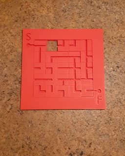 Set of 5 Slider Maze levels 3d model
