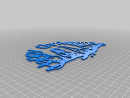 Happy Christmas wall art 3d model