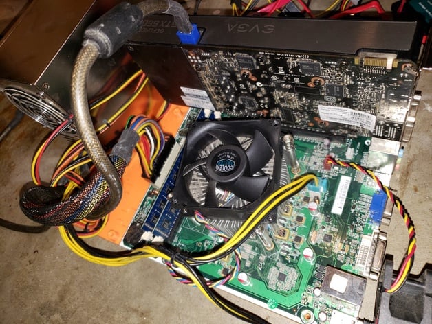 Micro ATX/Mini ITX Open Air Mountable 3d model