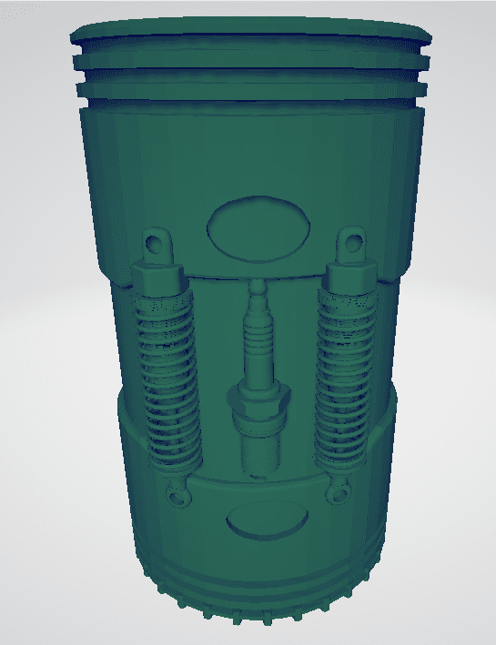2 stroke tallboy cancup remix.stl 3d model