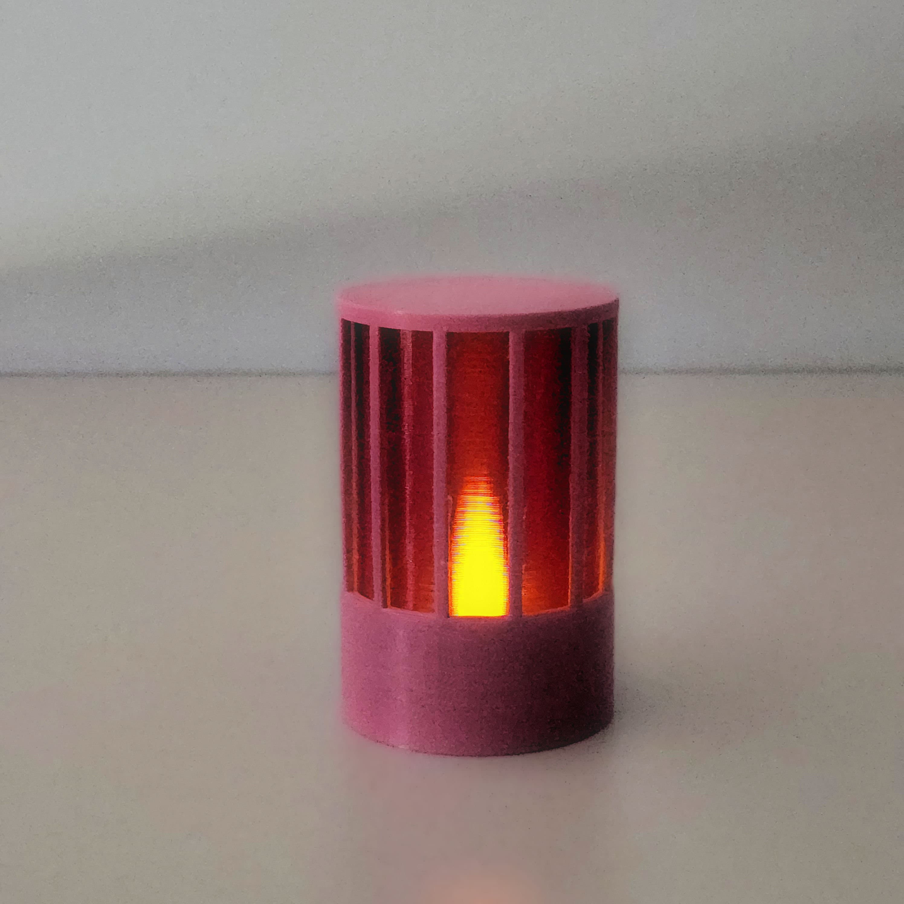 Simple led tealight holder 3d model