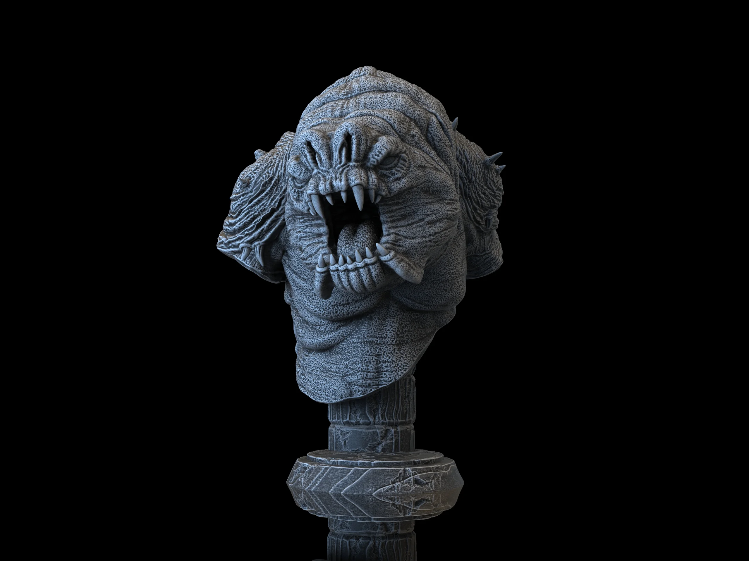 Rancor_Bust (Pre-Supported) 3d model