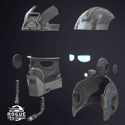 Anthony Carmine Helmet 3d model