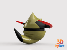 Haxorus Poke Ball 3d model