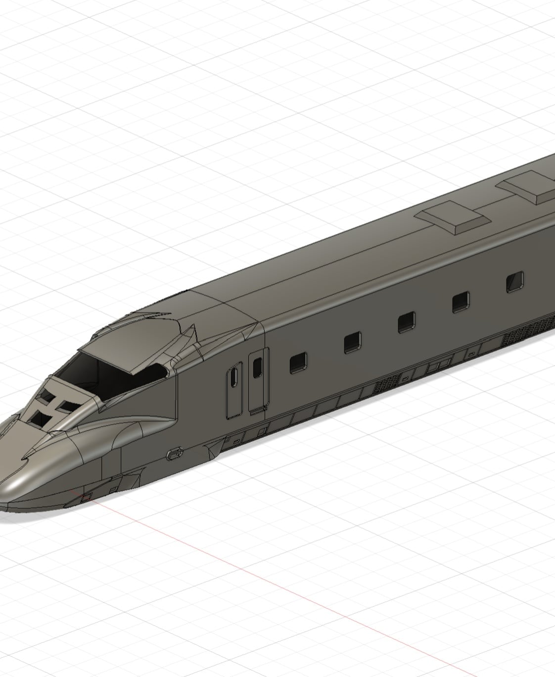 Shinkansen 923 Doctor Yellow Japanese Bullet Train - Ho scale 3d model