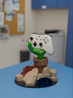 Zombie Hand Controller stand - Plants vs. Zombies Hand Controller Stand 3d model