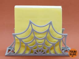 Snap Together Spiderweb Napkin Holder 3d model