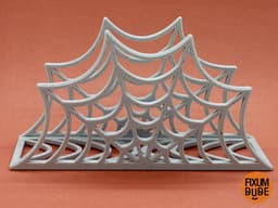 Snap Together Spiderweb Napkin Holder 3d model
