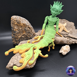 Merman Jesper - Articulated 3d model