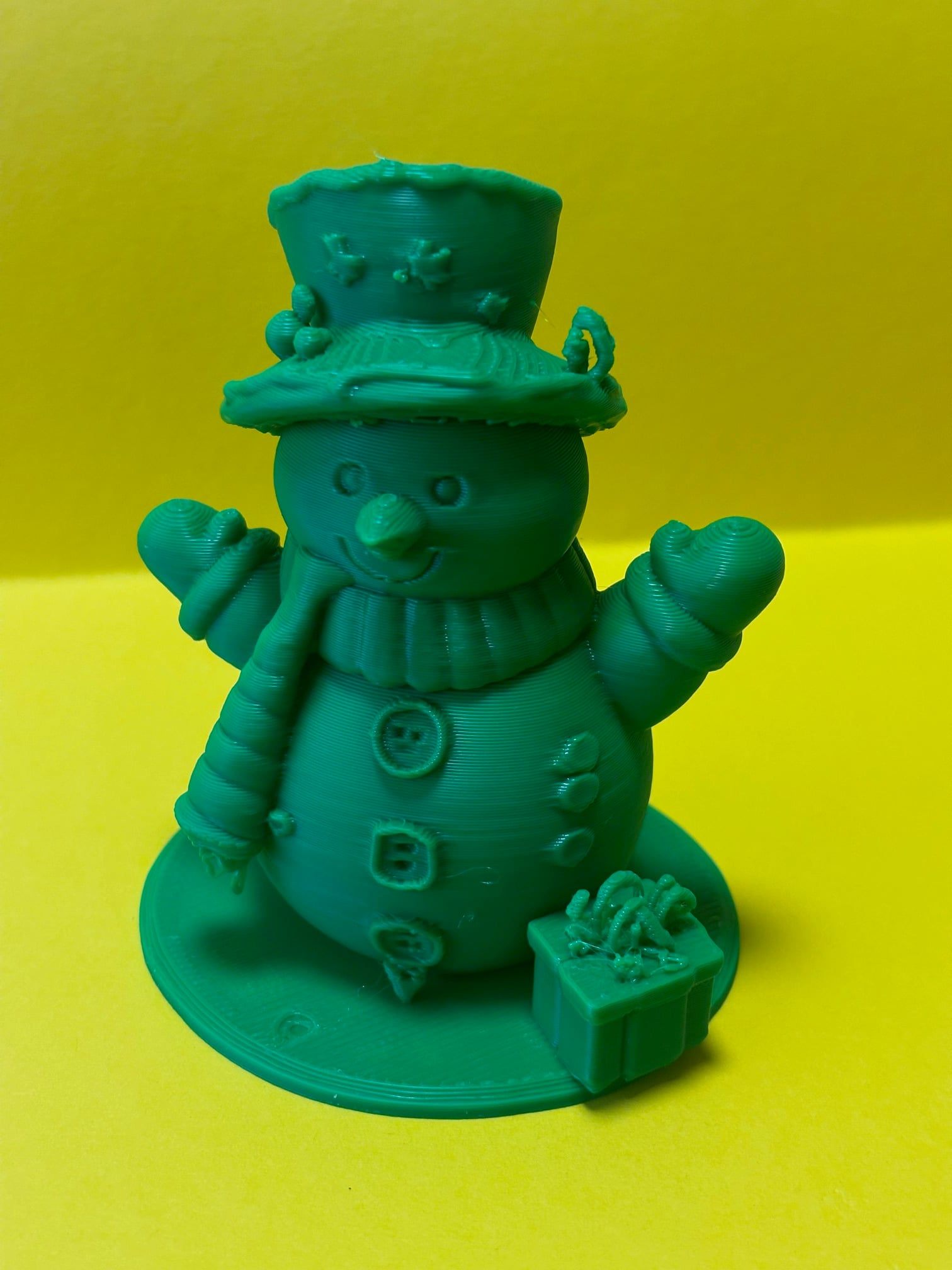 Christmas snowman decoration 3d model