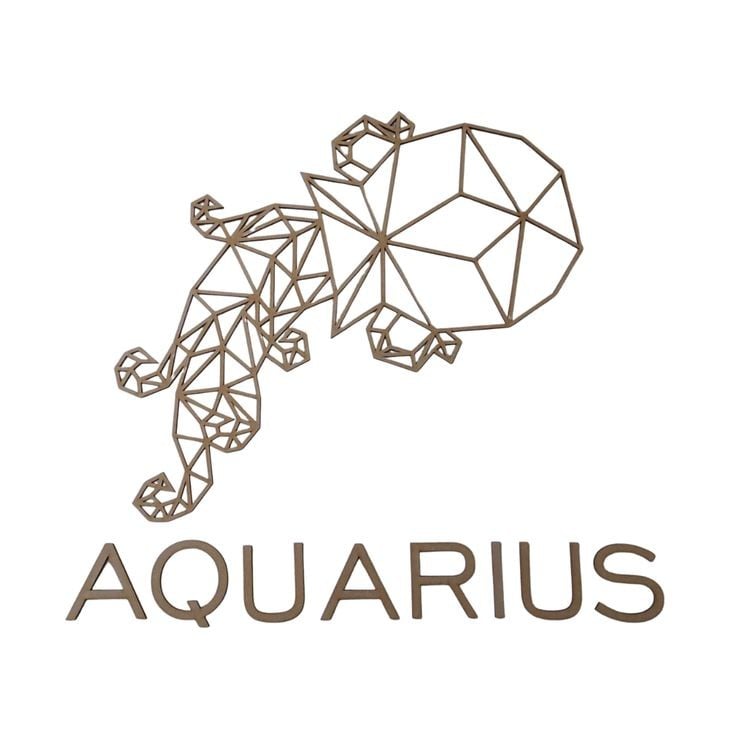 aquarius wallart.3mf 3d model