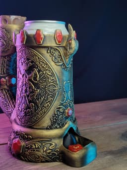 12oz Crow Queen Can Cozy Dice Towers 3d model