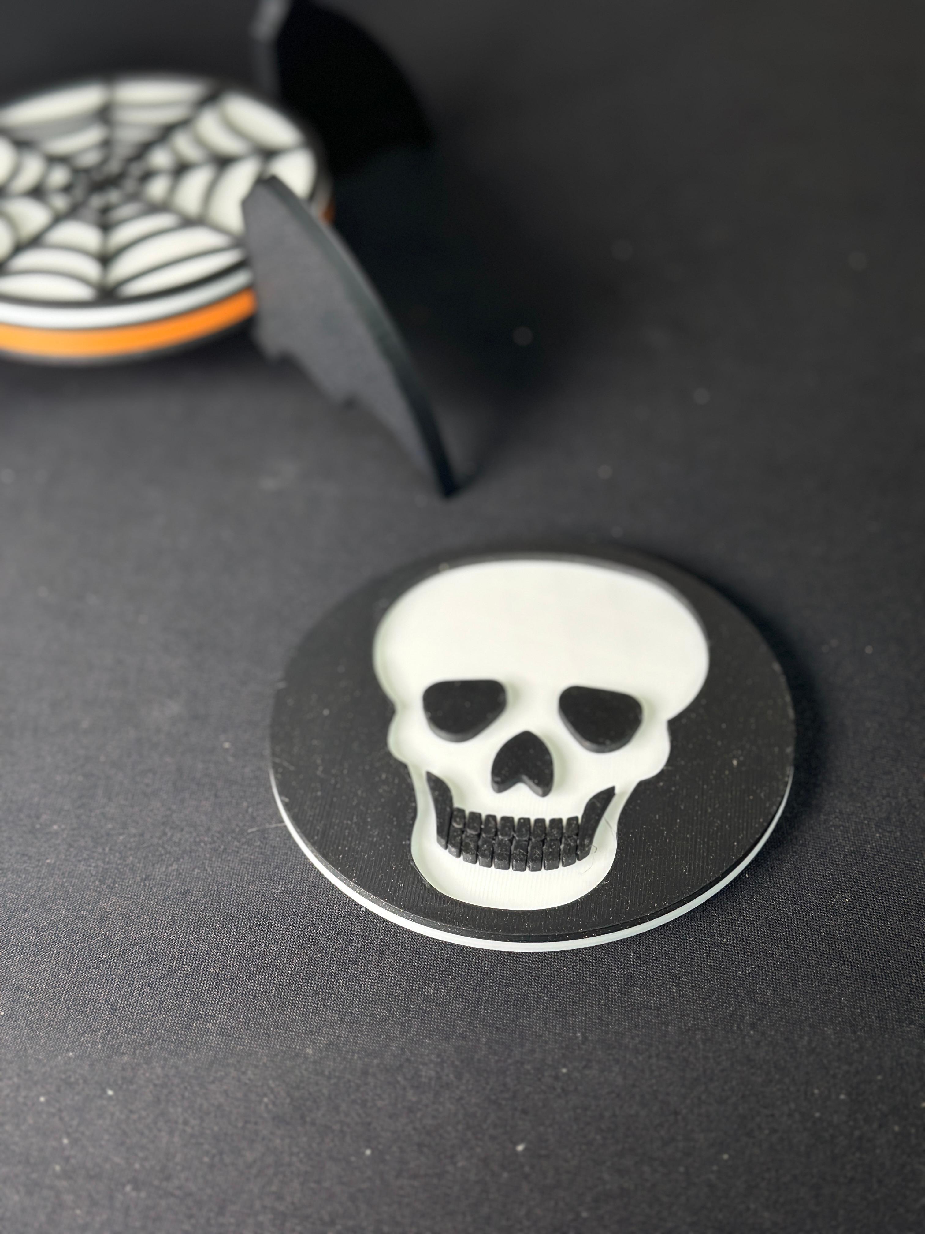 Skull Coaster 3d model