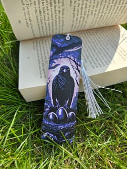 Warden of the Nest โ 3D Printed Bookmark (HueForge Multi-Color Design) 3d model