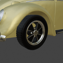 BRM Flat 4 wheel 1/64 3d model