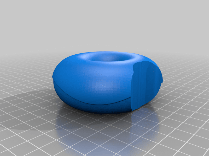 Bitten Doughnut 3d model
