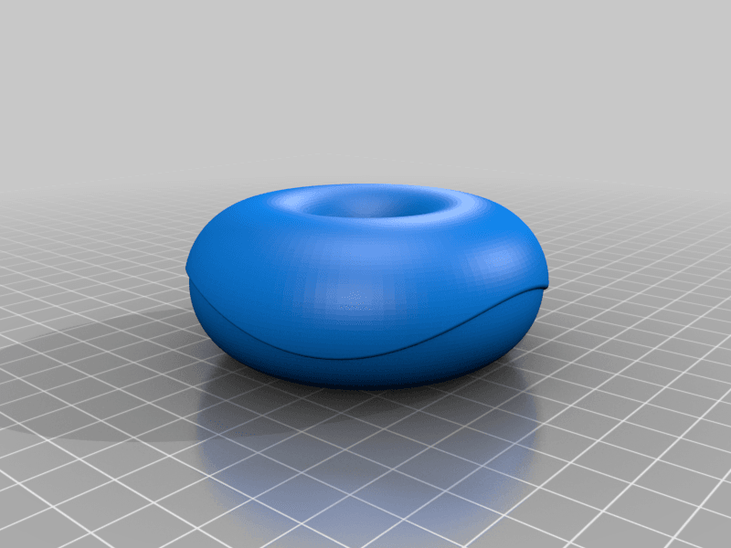 Bitten Doughnut 3d model