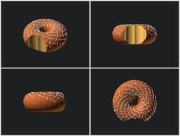 Bitten Doughnut 3d model