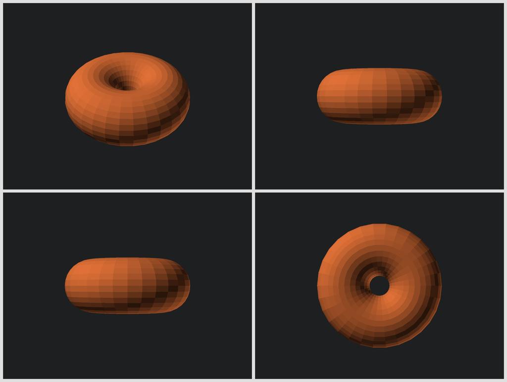 Bitten Doughnut 3d model