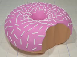 Bitten Doughnut 3d model