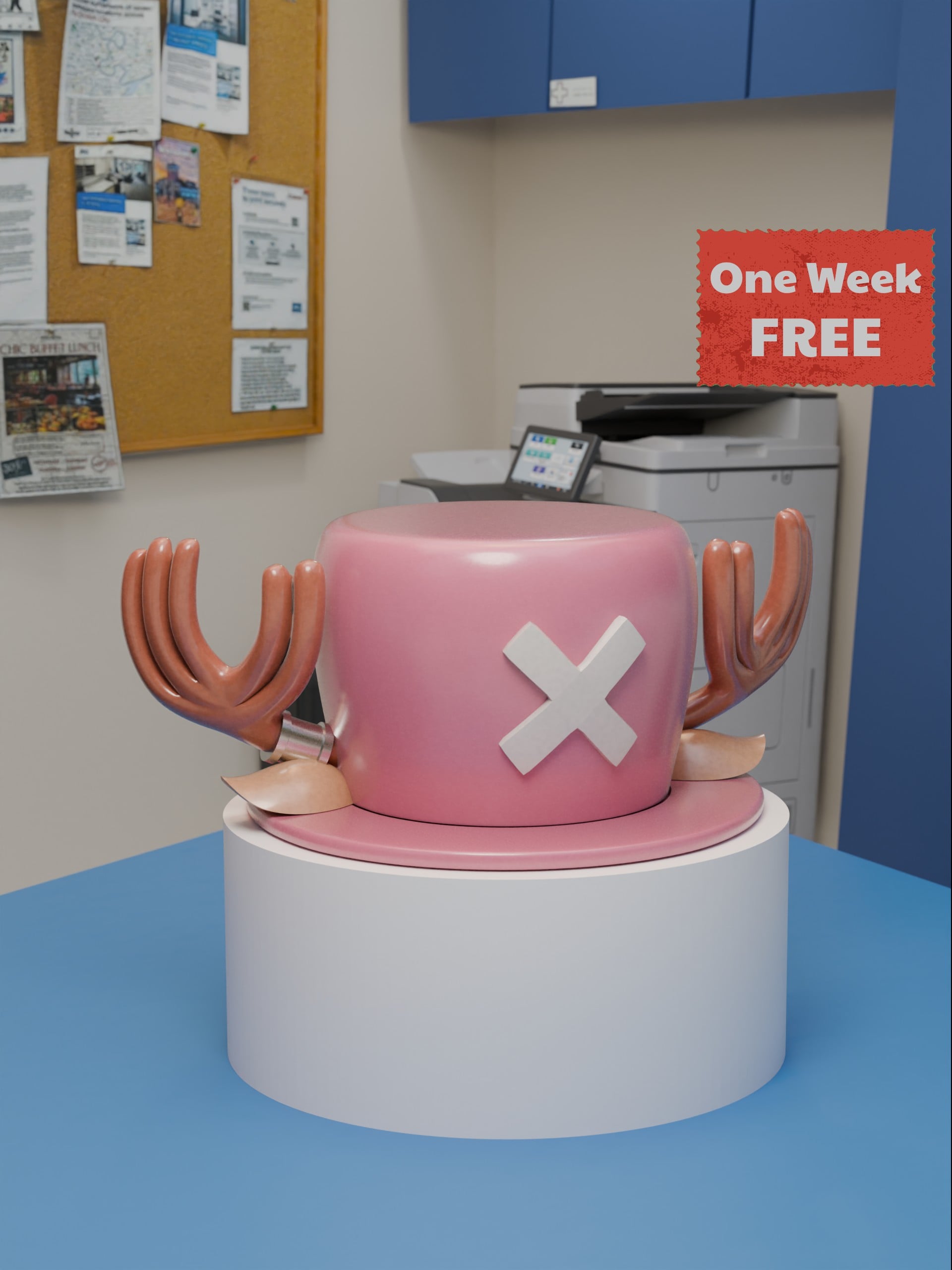 Tony Tony Chopper Mug 3d model