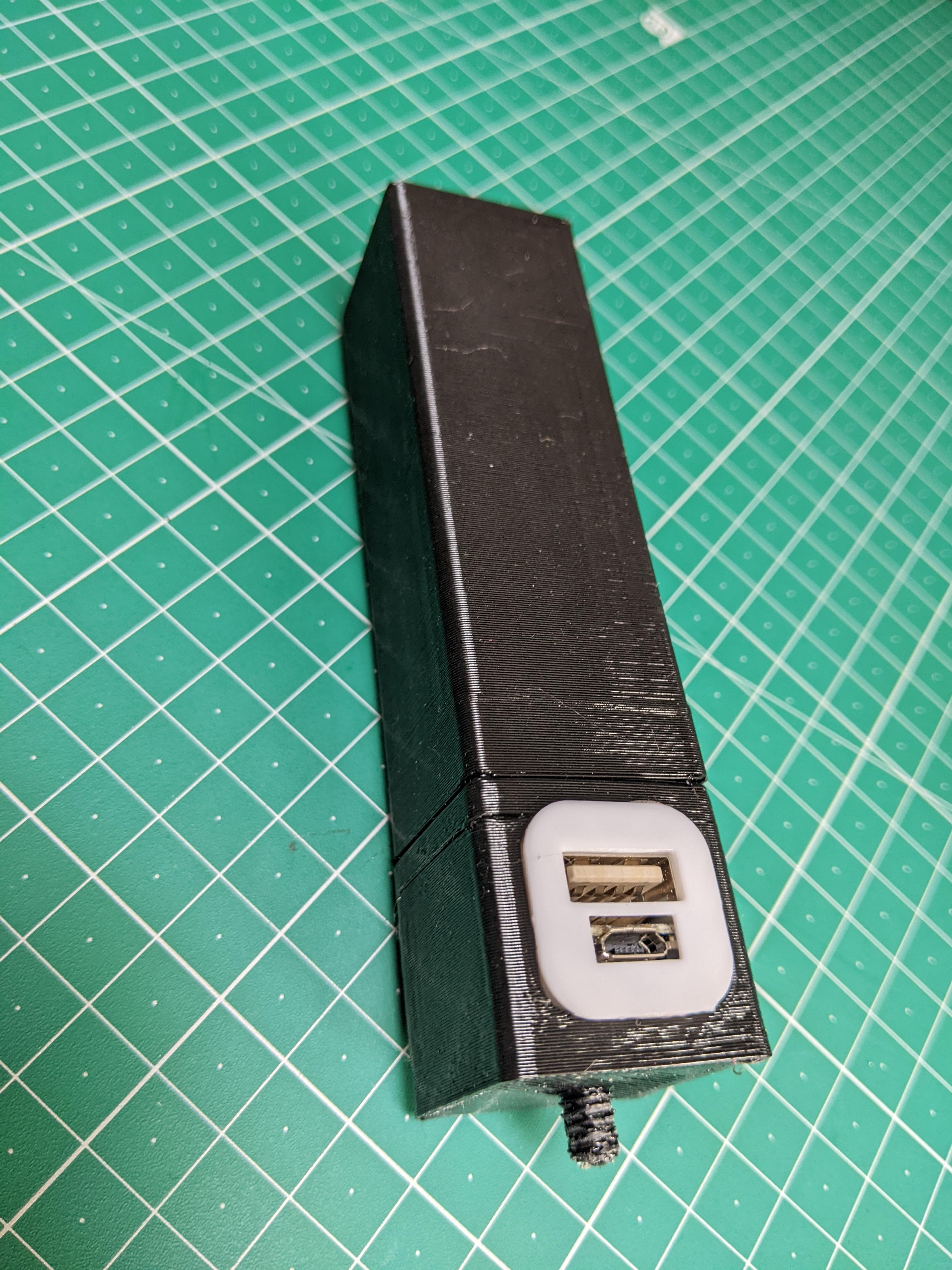 A powerbank handle for Revopoint scanners, 3d model
