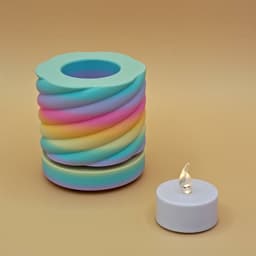 Fidget Spinner Tealight 4.stl 3d model