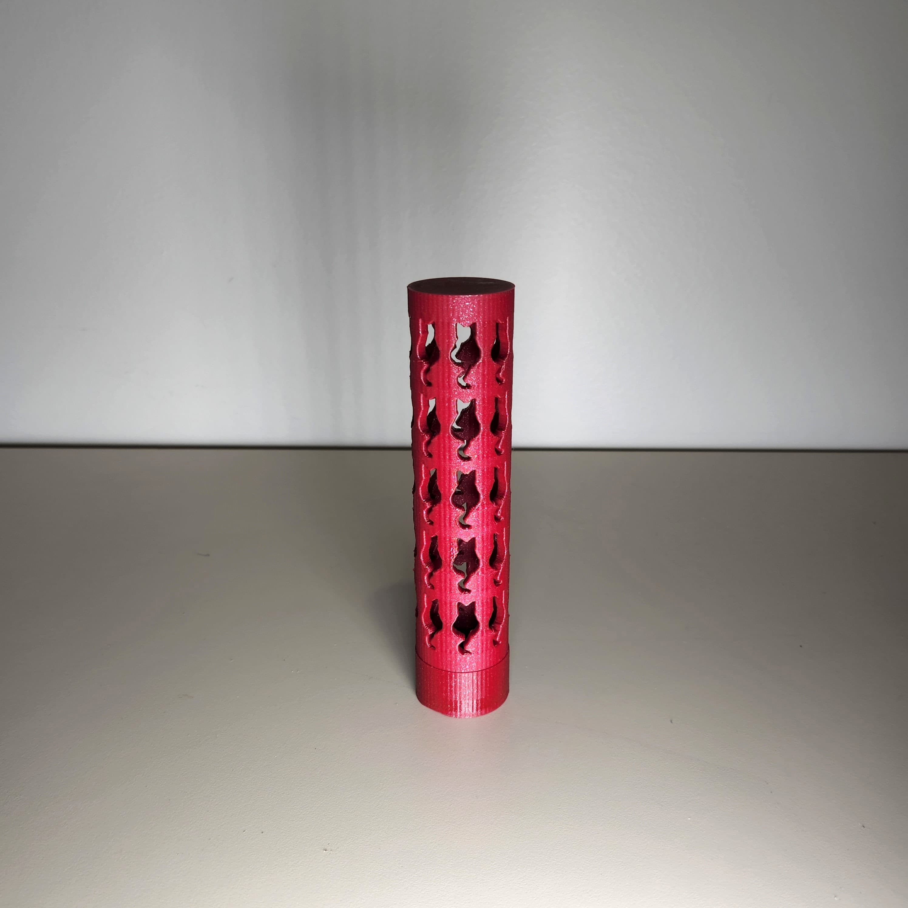 Cats Pencil Tube - Easy Print 3d model