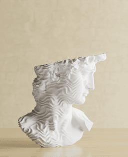 David Vase Waves 3d model