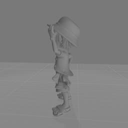 High-Quality 3D Printable Luffy Model 3d model
