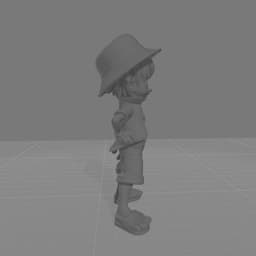 High-Quality 3D Printable Luffy Model 3d model