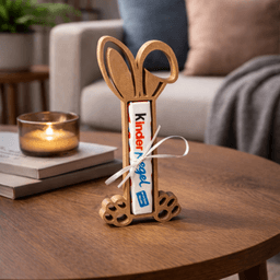 KINDER CHOCOLATE BAR BUNNY (HOLDER) / DUPLO BUNNY / EASTER GIFT IDEA / CUTE EASTER GIFT 3d model
