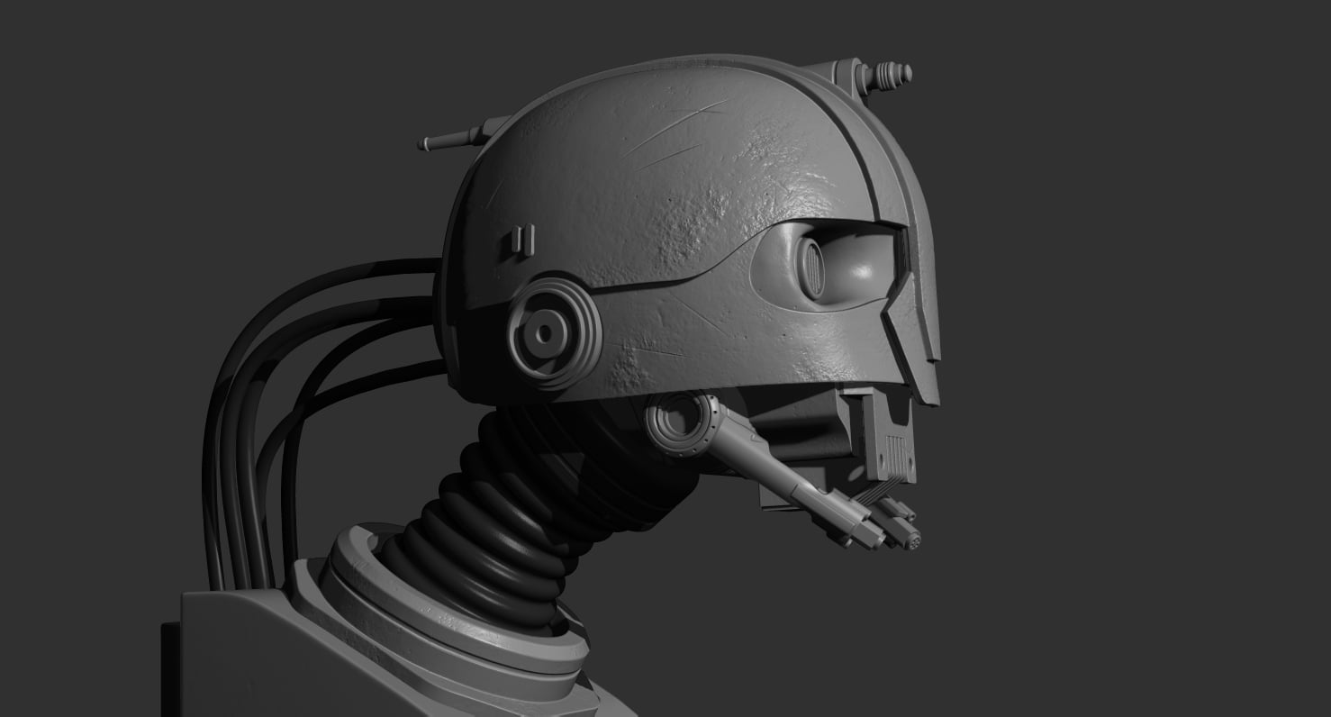 SM-33 Bust 3D Model STL File 3d model