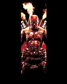 The world isn't ready for Steampunk Deadpool! - Set of bookmarks 3d model