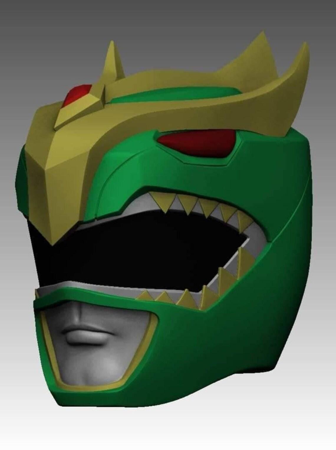 Green Ranger Helmet V2 [Matthew Cook Version] 3d model