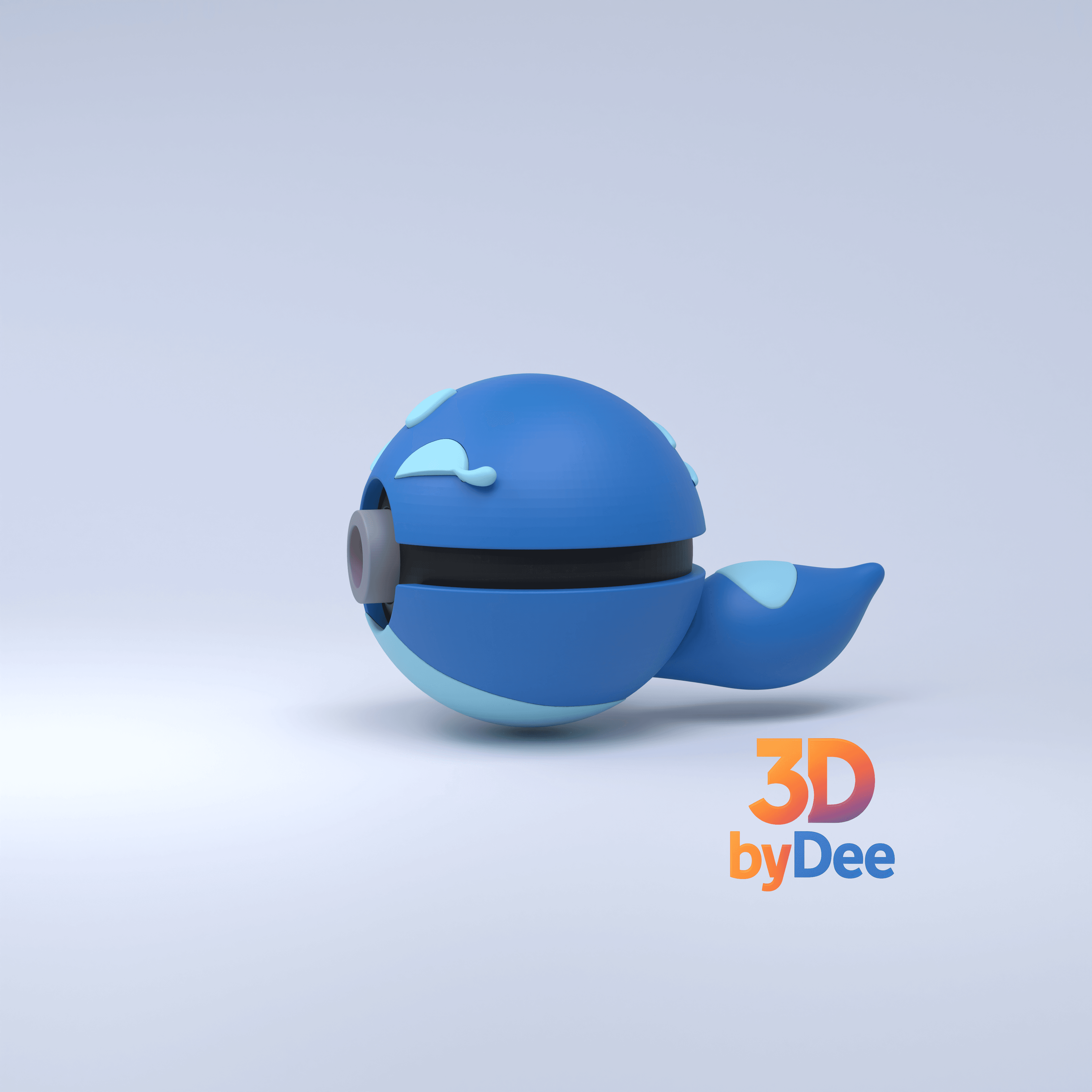 Gecqua Pokeball 3d model