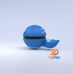 Gecqua Pokeball 3d model