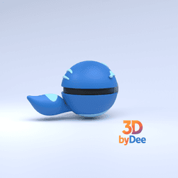 Gecqua Pokeball 3d model