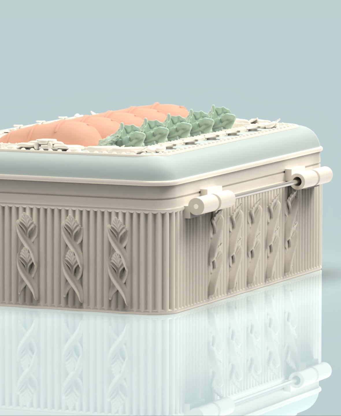 Victorian Easter Carrot Box 3d model